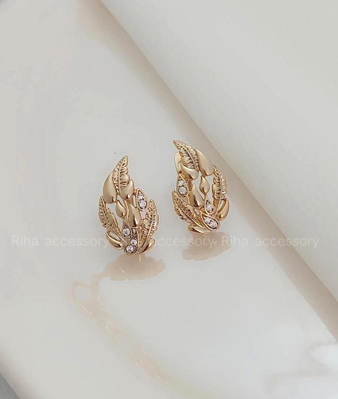 گوشواره طرح برگ ژوپینگ کد۱۰۳۱