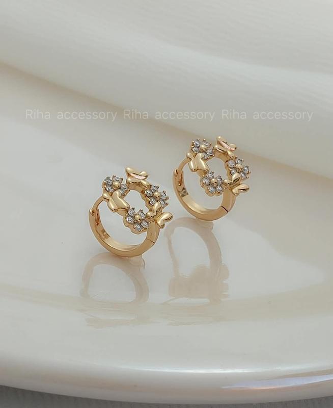 گوشواره پروانه ژوپینگ کد ۱۰۳۶