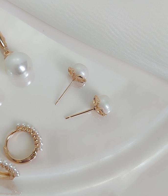 گوشواره مروارید میخی ژوپینگ کد ۱۰۳۸