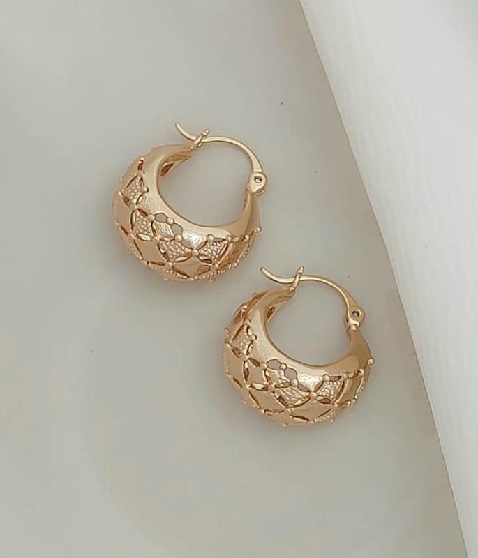 گوشواره ژوپینگ مشابه طلا کد ۱۰۴۷