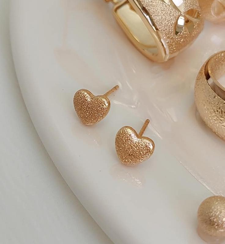 گوشواره قلبی ژوپینگ کد ۱۰۵۳