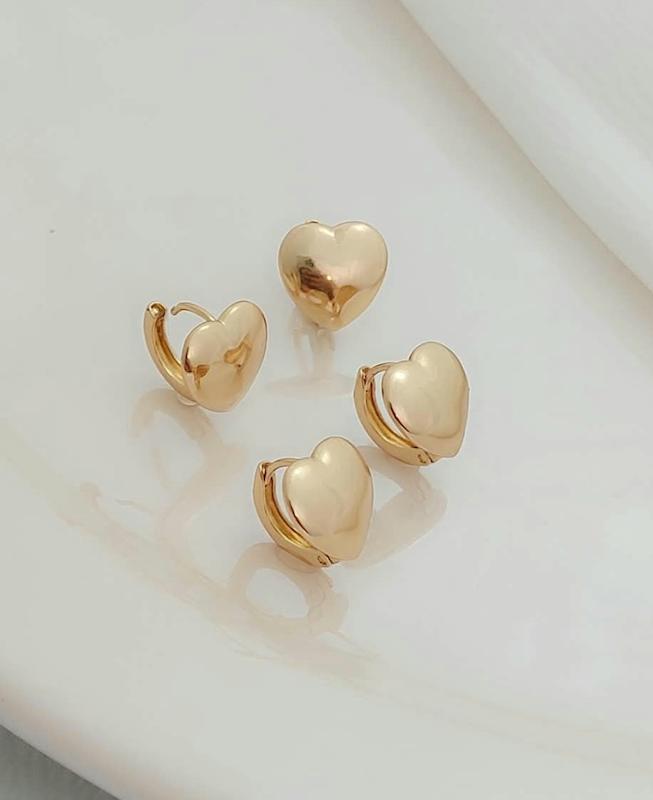 گوشواره قلبی ژوپینگ کد ۱۰۵۶