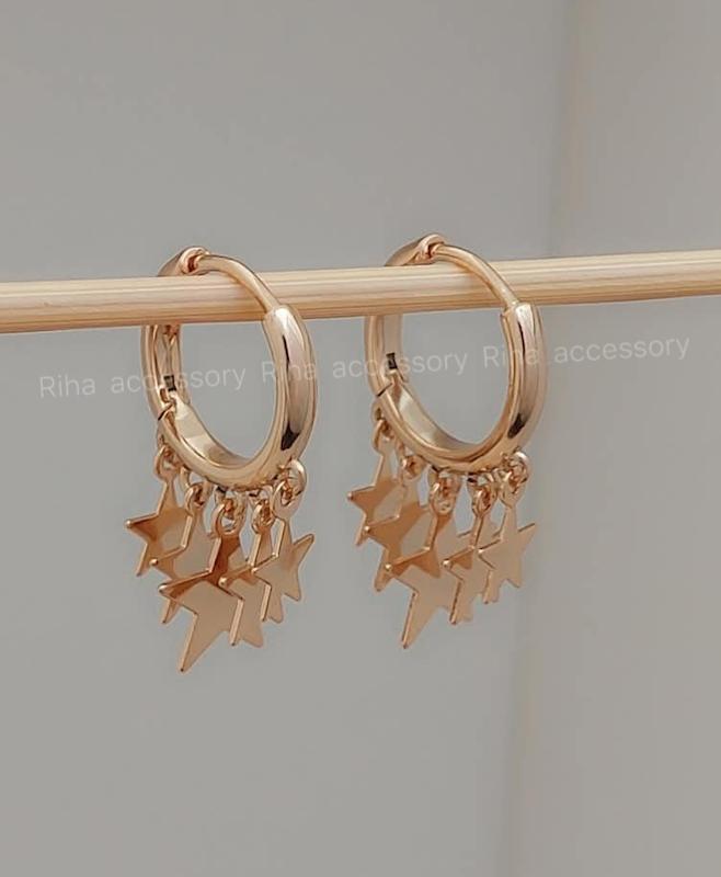 گوشواره ستاره ژوپینگ مشابه طلا