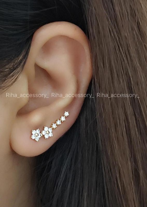 گوشواره گل خوابیده ژوپینگ ۱۰۵۷