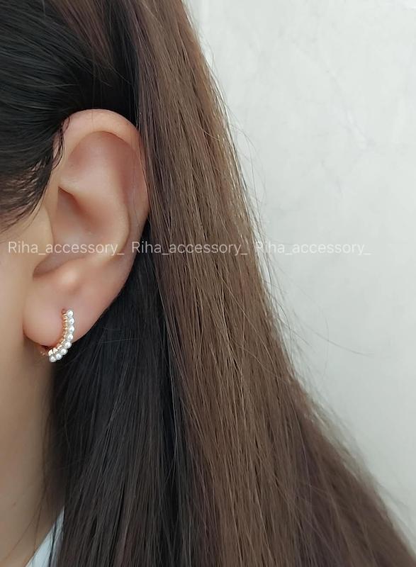 گوشواره مروارید حلقه ای ژوپینگ ۱۰۷۴