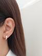 گوشواره حلقه ای شن پاشی ژوپینگ کد ۱۰۹۴