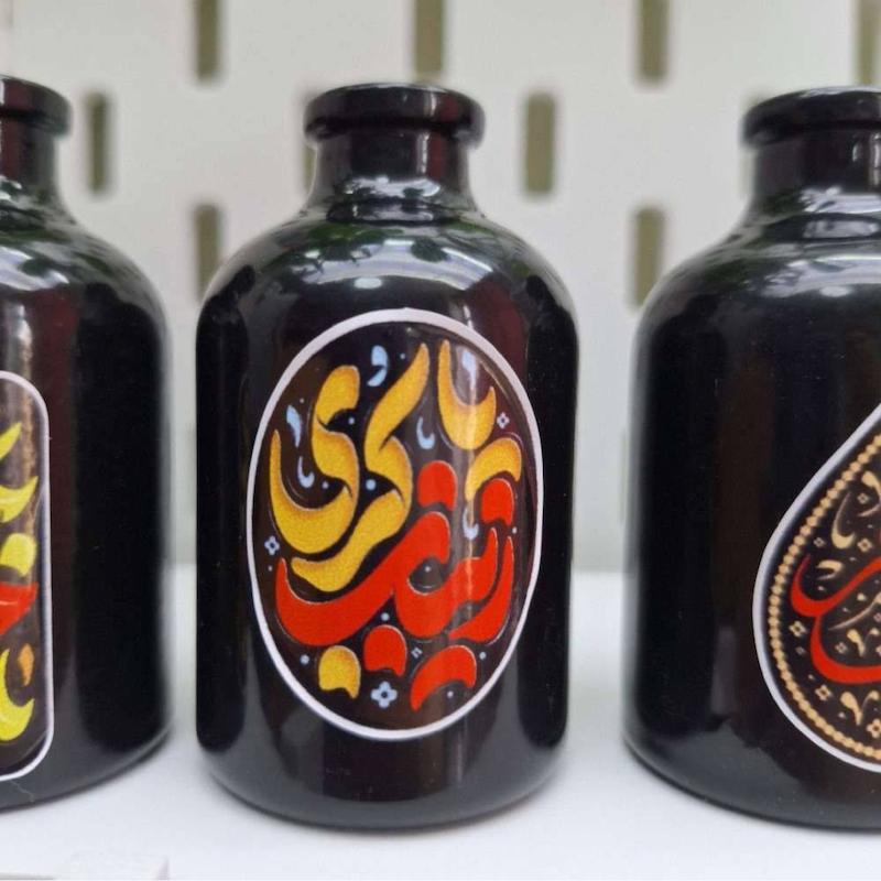 گلدان شیشه ای محرمی