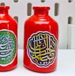 گلدان شیشه ای رنگی مهدوی