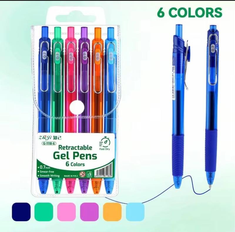 پک خودکار ۶ رنگ 