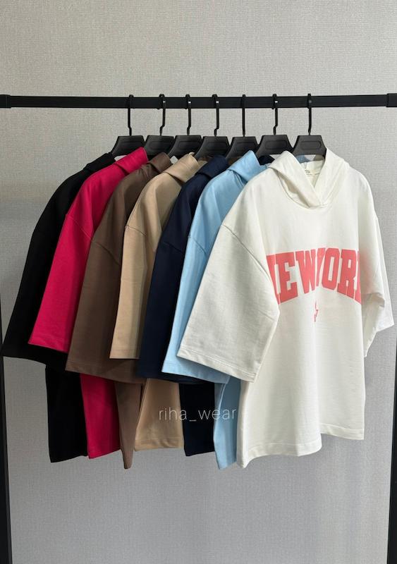 هودی باکسی استین سه ربع