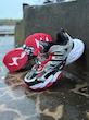 کتونی اسپرت مدل ADIDAS DELUXE مشکی قرمز (11237)