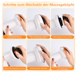 ماساژور برقی شارژی ۵ سری مدل Anti-Cellulite Massage Gun با گرمایش