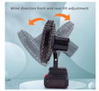 پنکه شارژی توربو جت دستی مدل Lithium Electric Fan
