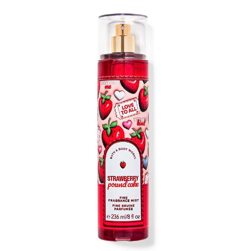 بادی میست استرابری پوند کیک Strawberry pound cake