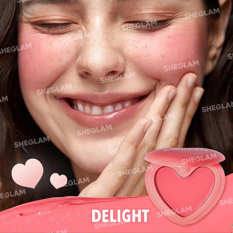 رژ گونه قلبی کرمی شیگلم رنگ Playing Cupid | Delight