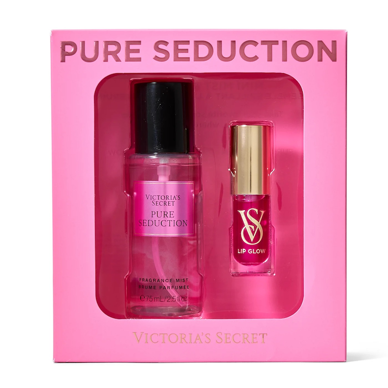 پک 2تکه بادی میست مینی پیور سداکشن و روغن لب ویکتوریاسکرت