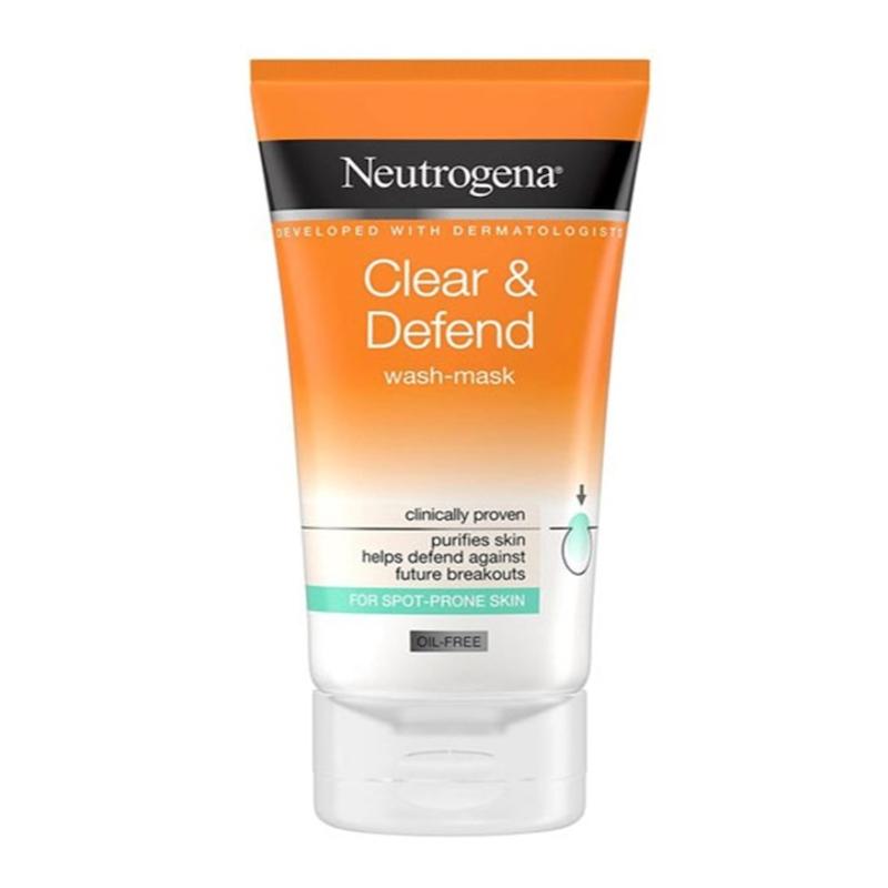 شوینده و ماسک صورت نوتروژینا Clear & defend