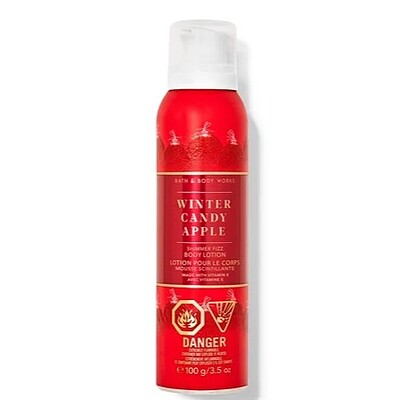 لوسیون بدن حبابی شیمر وینتر کندی اپل Winter candy apple shimmer fizz