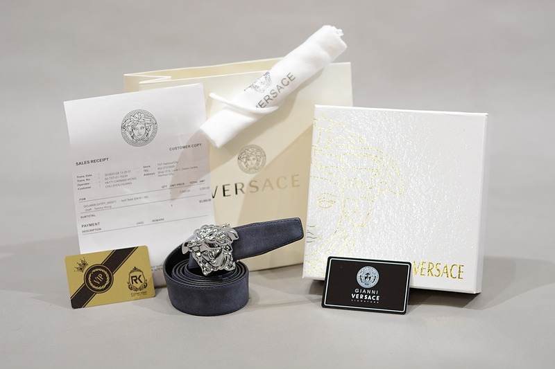 کمربند مردانه ورساچه ، کمربند چرم ورساچه ،کمربند مردانه دو رو ورساچ،کمربند Versace