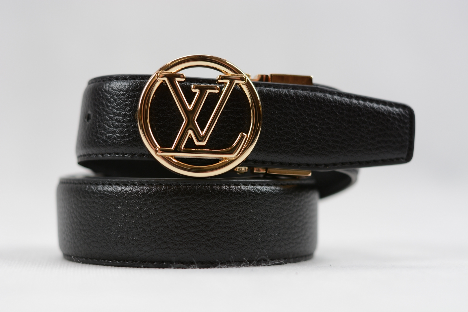 کمربند مردانه لویی ویتون رینگ طلایی (Louis Vuitton)