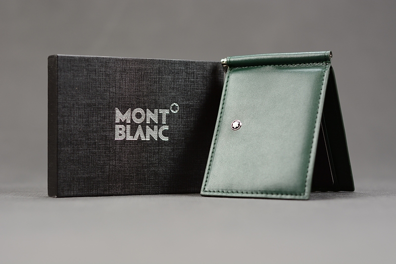 جاکارتی مون بلان،کیف پول مون بلان،جاکارتی چرم گیره دار مون بلان،جاکارتی گیره ای،Mont Blanc