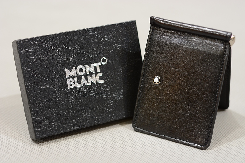 جاکارتی مون بلان،کیف پول مون بلان،جاکارتی چرم گیره دار مون بلان،جاکارتی گیره ای،Mont Blanc