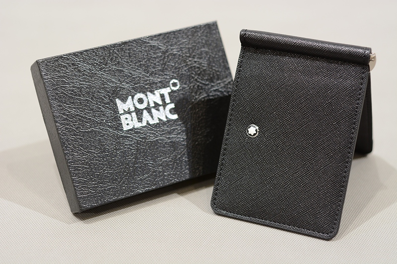 جاکارتی مون بلان،کیف پول مون بلان،جاکارتی چرم گیره دار مون بلان،جاکارتی گیره ای،Mont Blanc