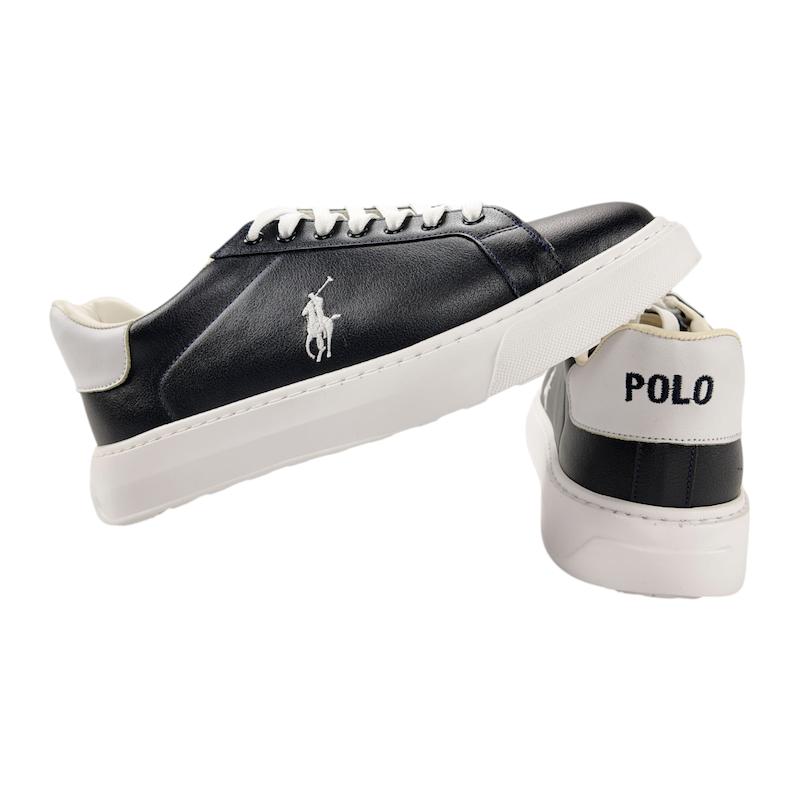 ونس مردانه پولو لوگو ریز سرمه ای تیره ۲۰۲۵ (RL POLO)