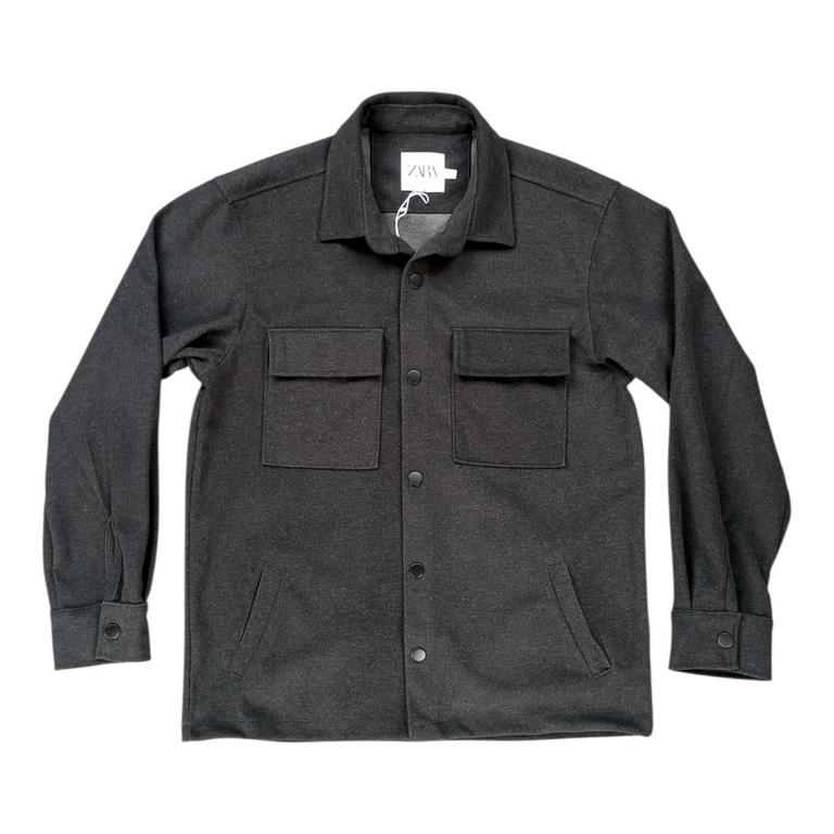 جکت سافاری زارا مشکی ذغالی ( ZARA )