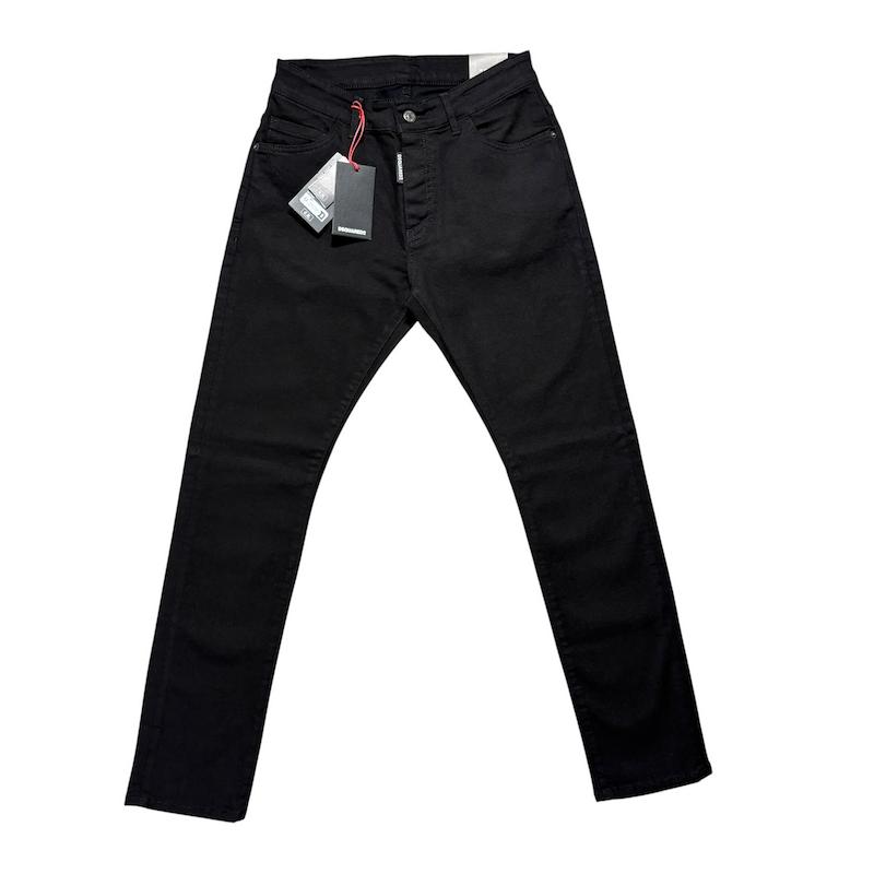 شلوار جین مردانه دسکوارد مشکی اسلیم ۲۰۲۶ (DSQUARED2)