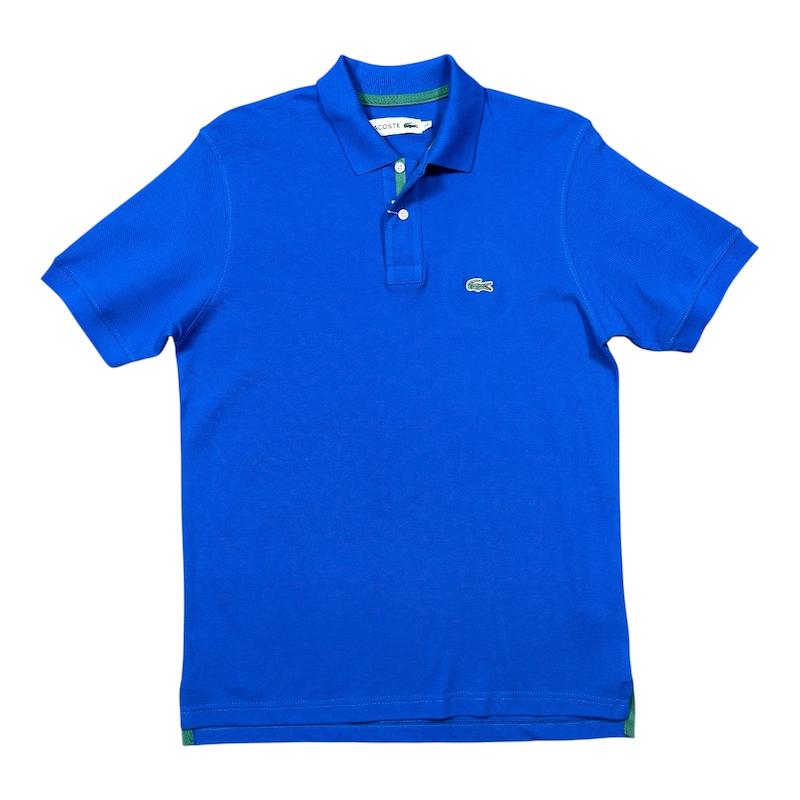 پولوشرت مردانه لوگو ریز لاگوست آبی کاربنی ۲۰۲۶ (LACOSTE )