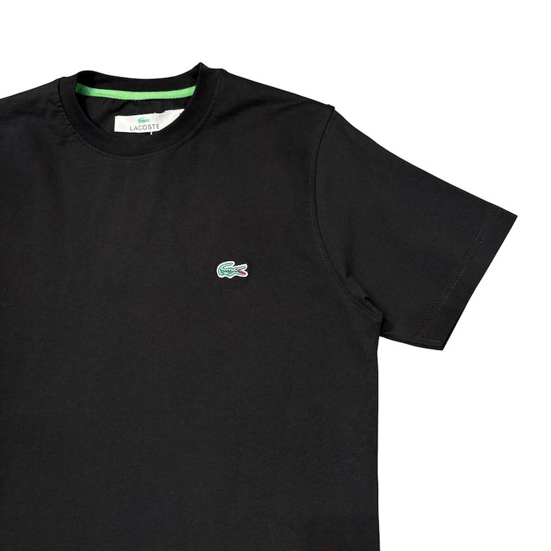 تیشرت یقه گرد مردانه لاگست مشکی (LACOSTE)