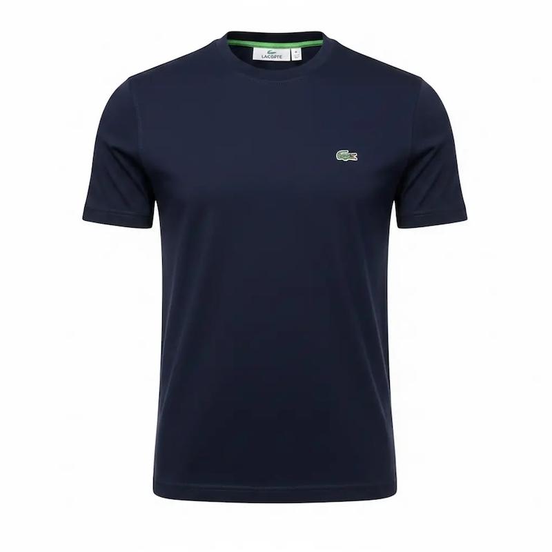 تیشرت یقه گرد مردانه لاگست سرمه ای (LACOSTE)