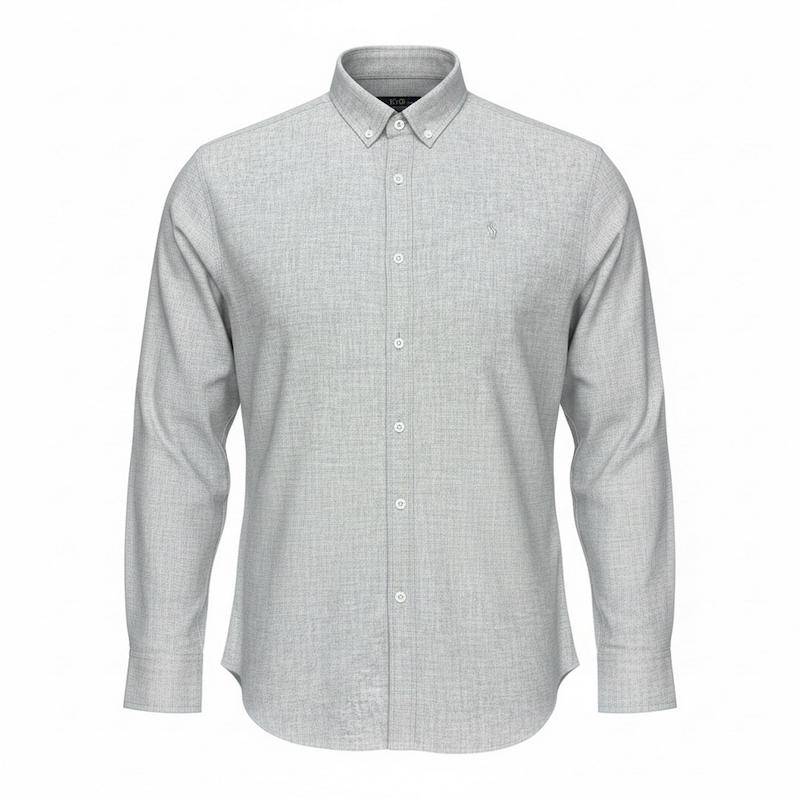 پیراهن مردانه پولو جودون طوسی ملانژ ۲۰۲۶ (POLO)