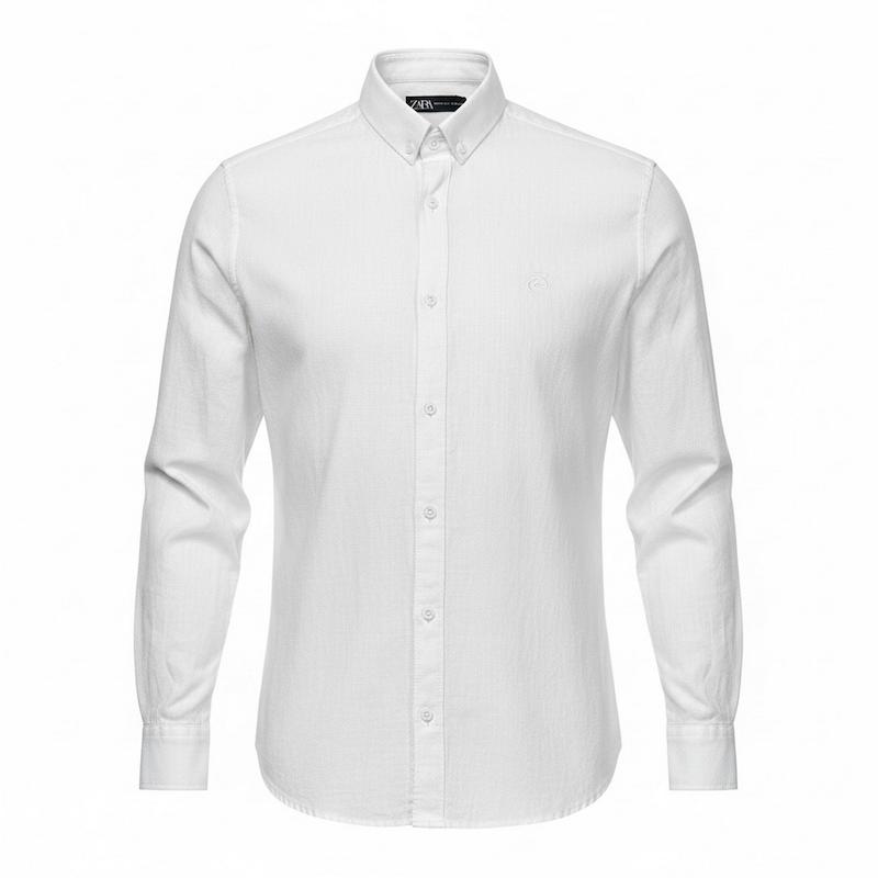 پیراهن مردانه کنفی زارا،پیراهن پارچه کنفی ZARA، پیراهن مردانه زارا بیسیک