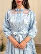 پیراهن ملودی آبی 