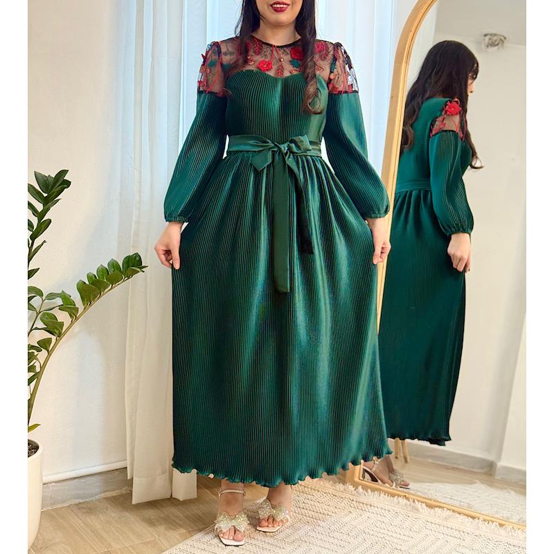 پیراهن پلیسه یلدایی طرح ۲