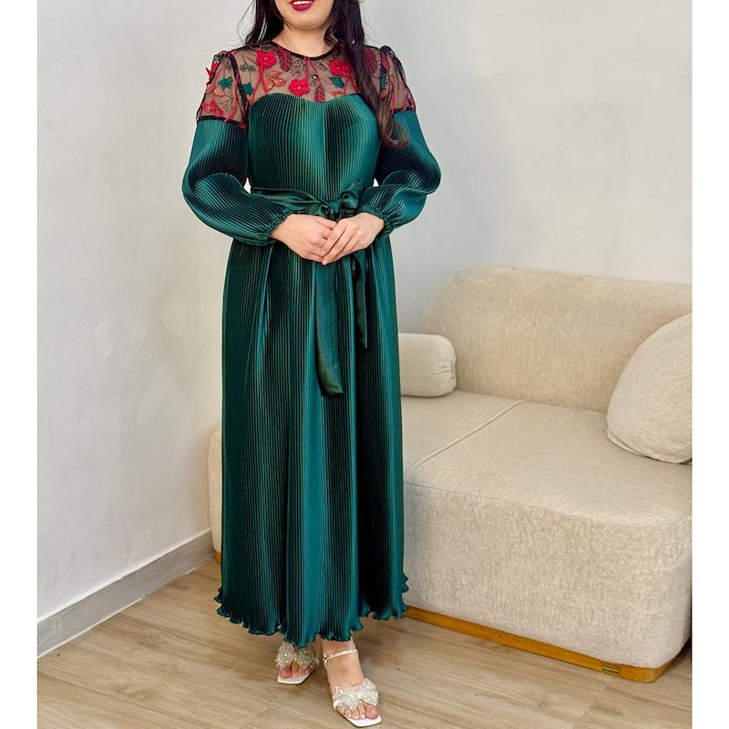 پیراهن پلیسه یلدایی طرح ۲