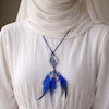 آویز سنگ نمک آبی کریستال مدل Blue Guard (کد11)