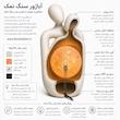 آباژور سنگ نمک مدل آغوش نور