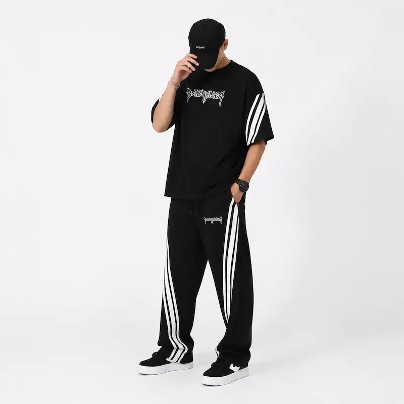 ست تیشرت شلوار مردانه نخ پنبه مدل HIVA-Balenciaga