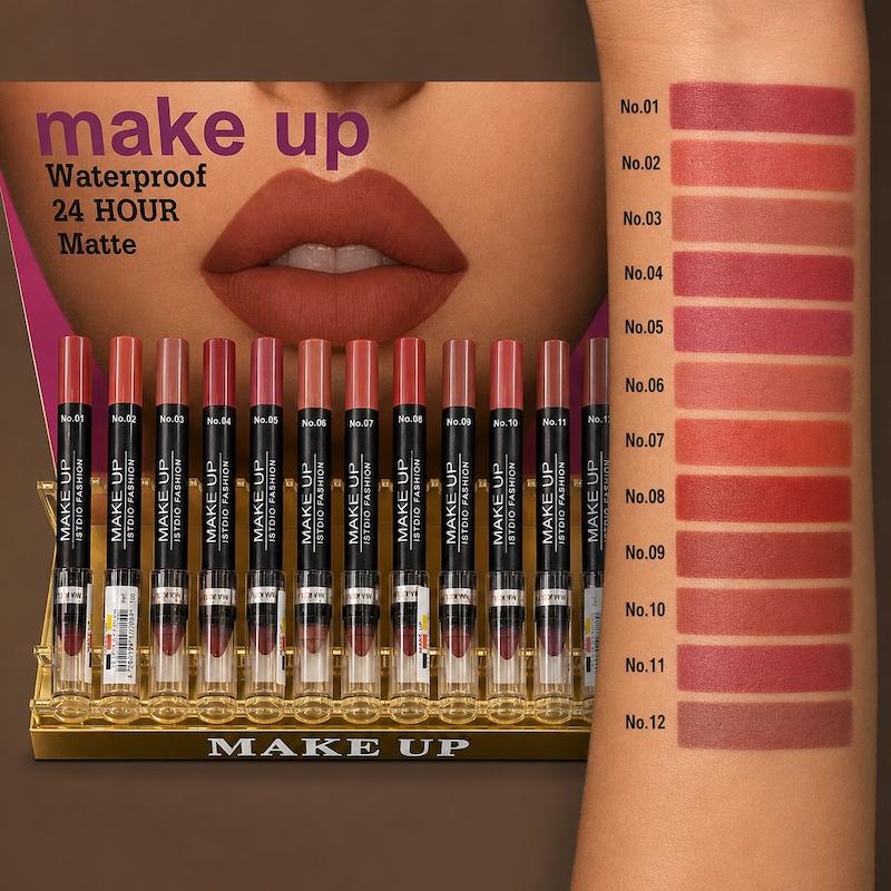رژ لب مدادی برند Make up (میکاپ) 24ساعته