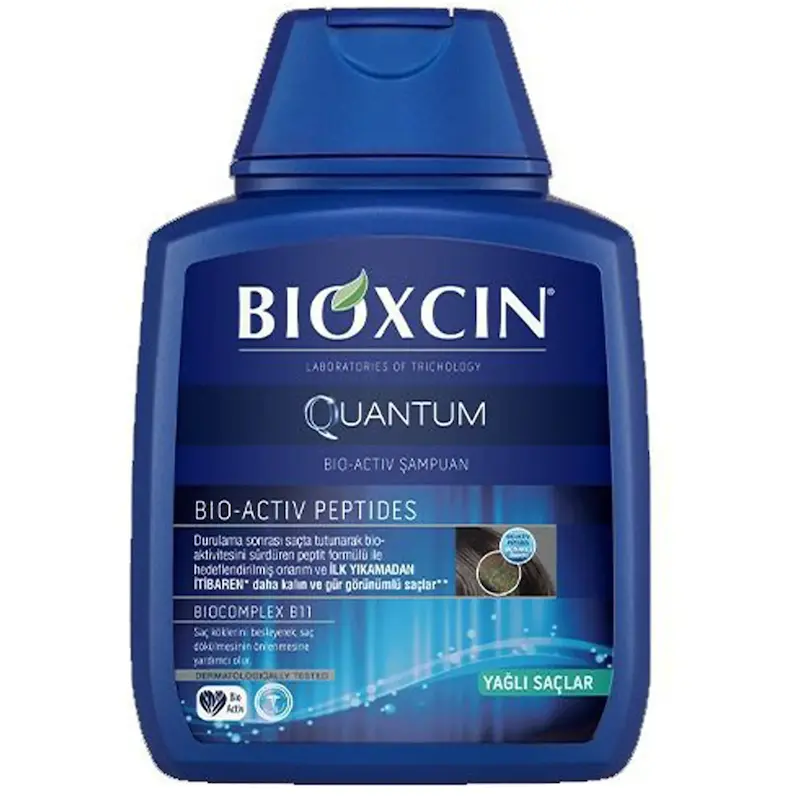 شامپو موی چرب Bioxcin مدل Quantum حجم 300ml اصلی