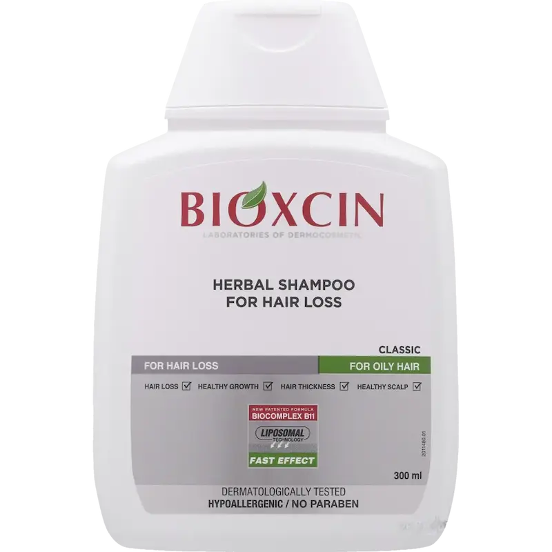 شامپو مخصوص موهای چرب   Bioxcin مدل Anti-hair loss حجم 300ml