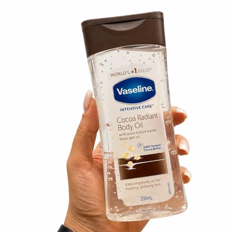 روغن بدن وازلین Cocoa Radiant Body Oil