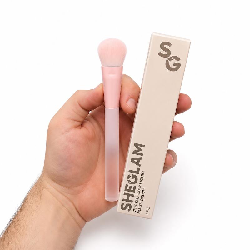 براش مخصوص رژگونه مایع شِی‌گلم ( SHEGLAM Crystal Glow Liquid Blush Brush