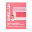 رژگونه شیگلم مدل Dream Touch Blush رنگ 016 Tickled Pink با بافت کرمی و آینه داخلی
