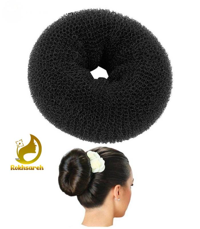 پروتز سلیکونی مو مخصوص شنیون مشگی رنگ