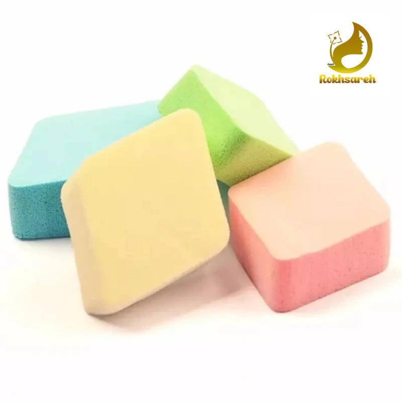 پد آرایشی مدل لوزی بسته 4 عددی