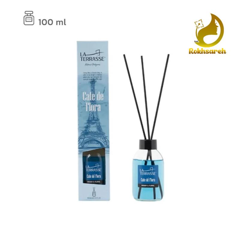 عطر خانه لاتراس مدل کافه فلورا 100 میل رایحه گل و چوب